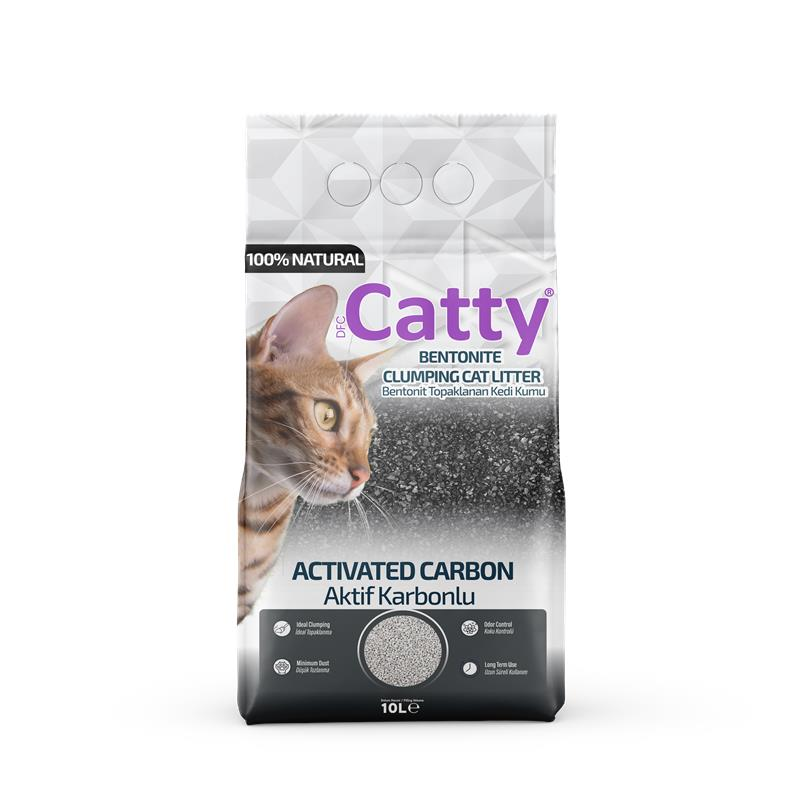 Catty Aktif Karbonlu Kedi Kumu 10 Lt