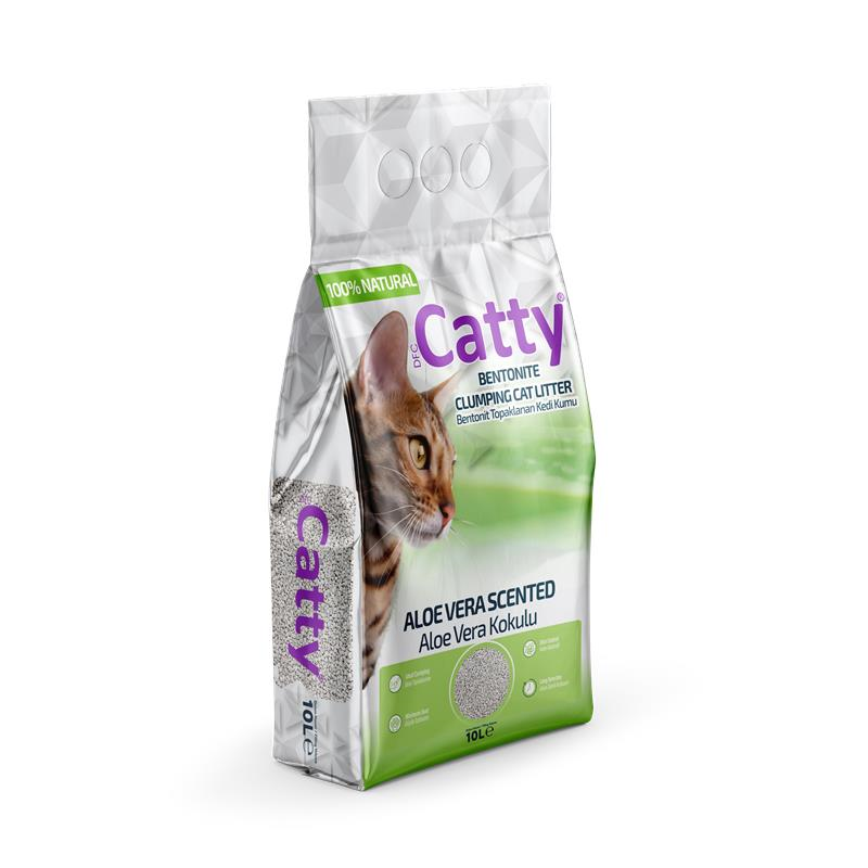 Catty Aloe Vera Kokulu Kedi Kumu 10 Lt