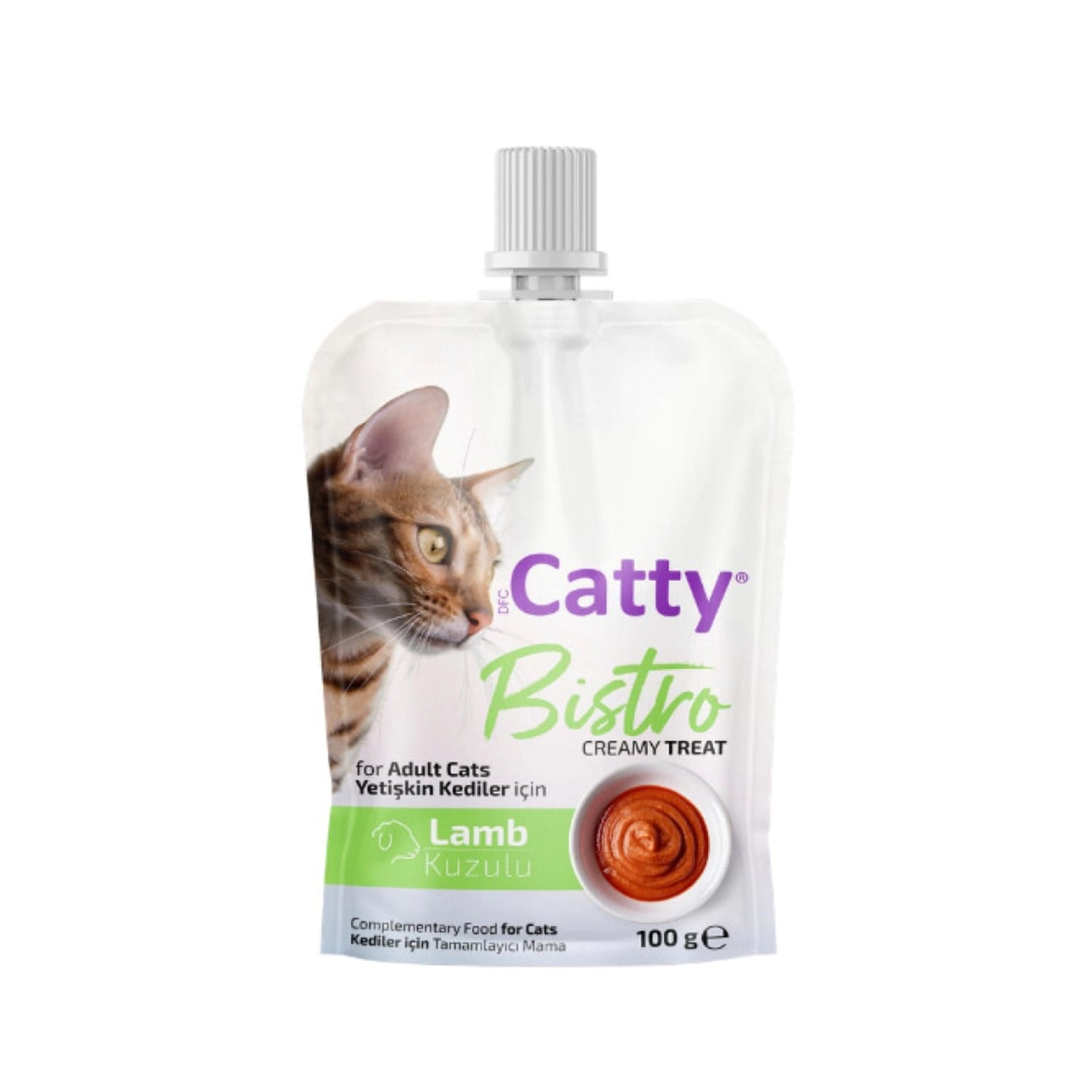 Catty Bistro Creamy Treat Kuzulu Kedi Ödül Maması 100gr