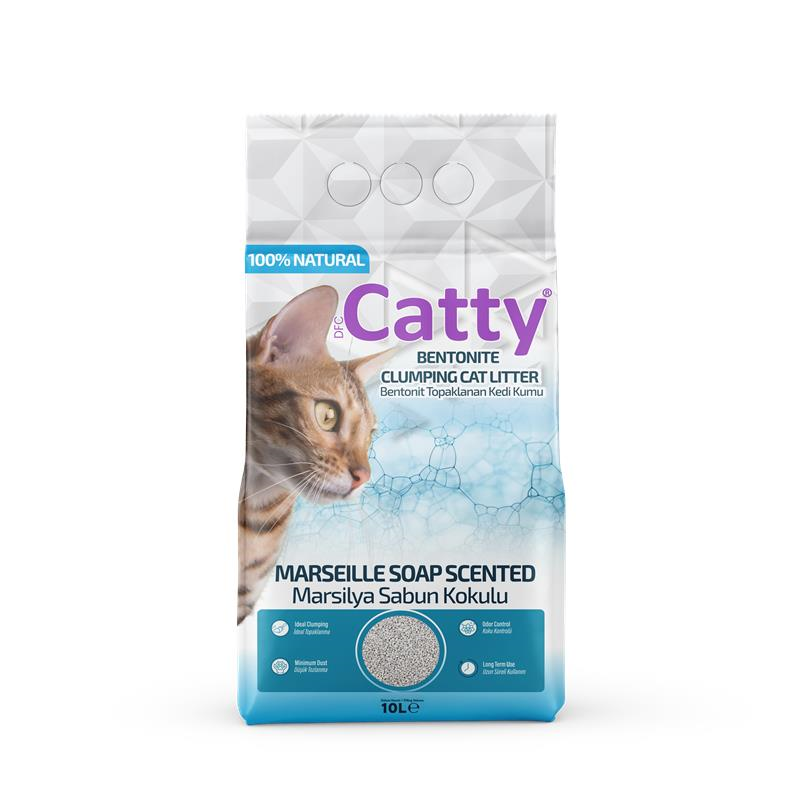 Catty Marsilya Sabun Kokulu Kedi Kumu 10 Lt
