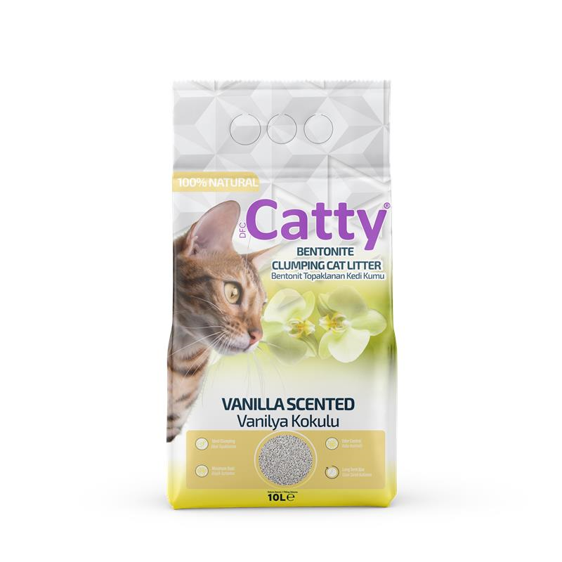 Catty Vanilya Kokulu Kedi Kumu 10 Lt