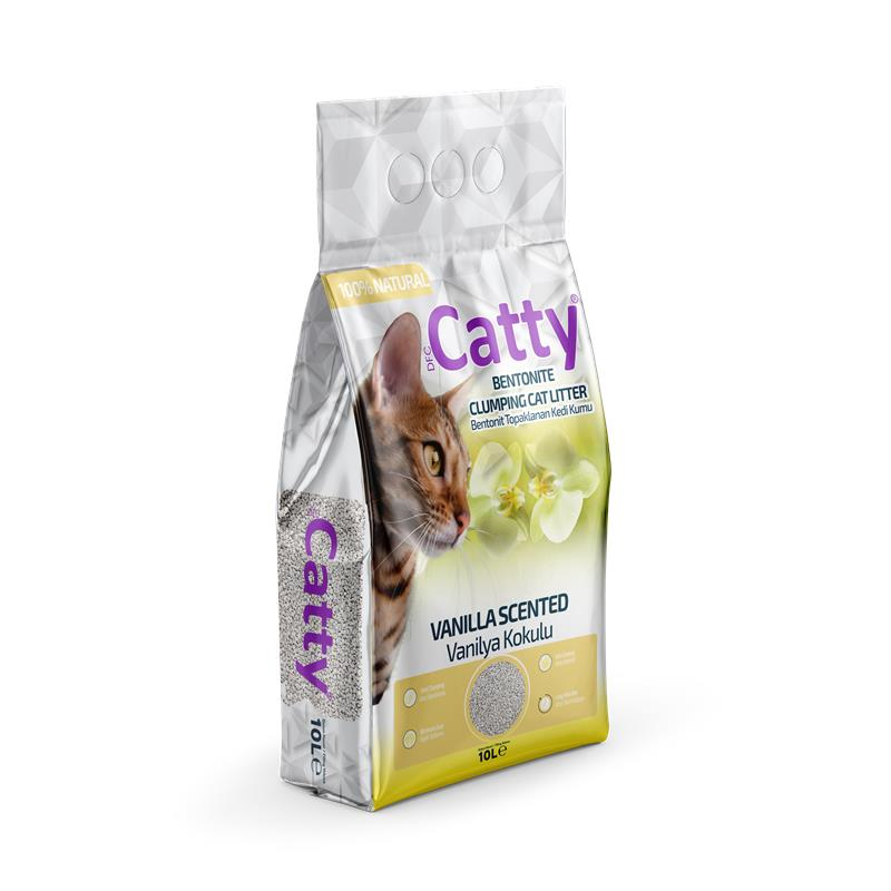 Catty Vanilya Kokulu Kedi Kumu 10 Lt
