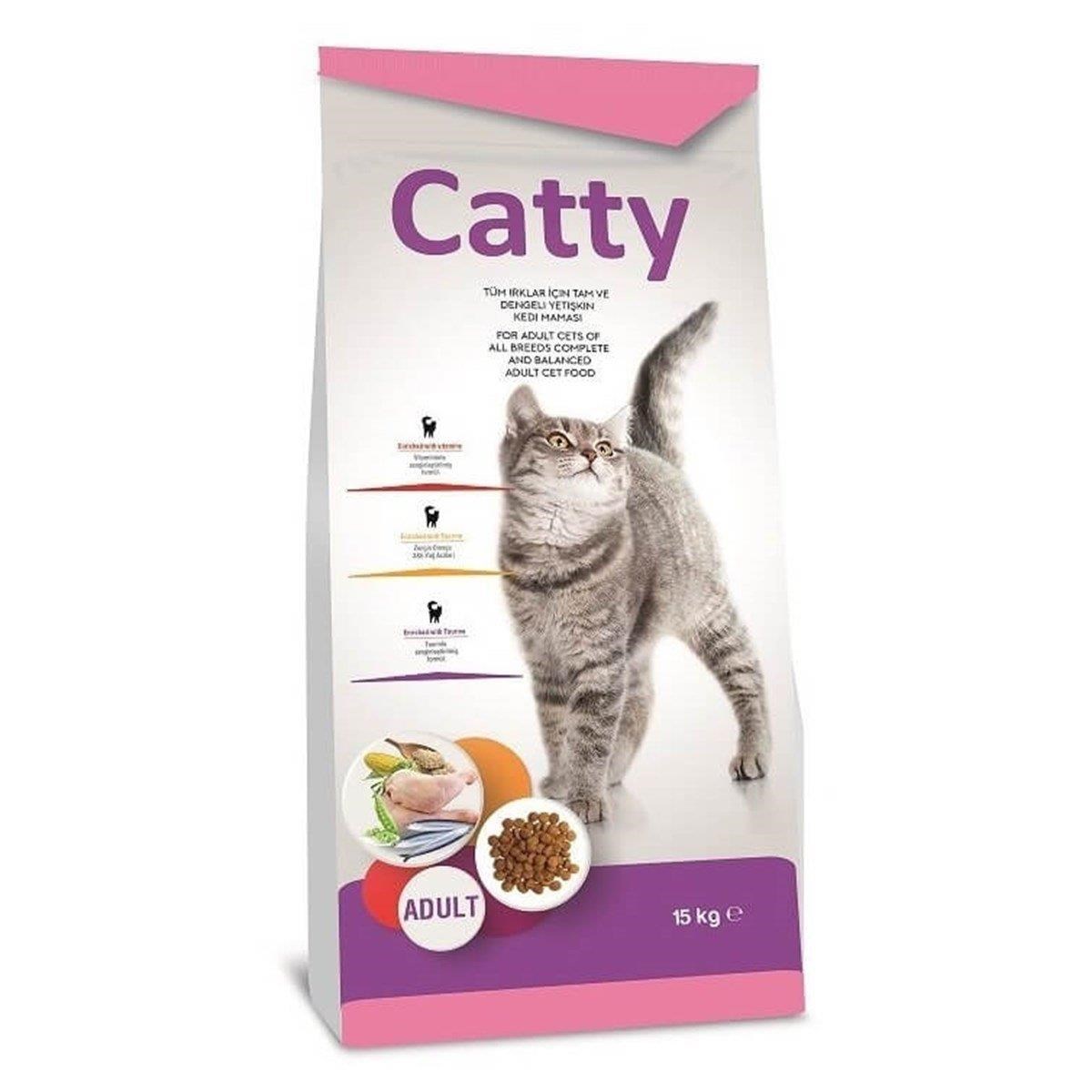 Catty Yetişkin Kedi Maması Tavuklu 15 Kg