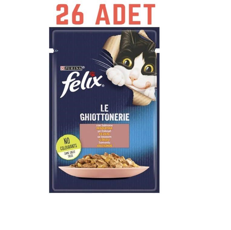 Felix Somon Balıklı Yetişkin Kedi Konservesi 85 Gr (26 adet)