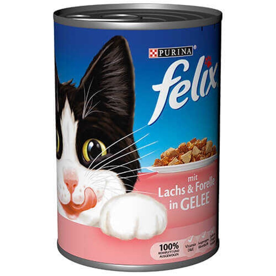 Felix Somonlu Konserve Kedi Mamasi 400 gr