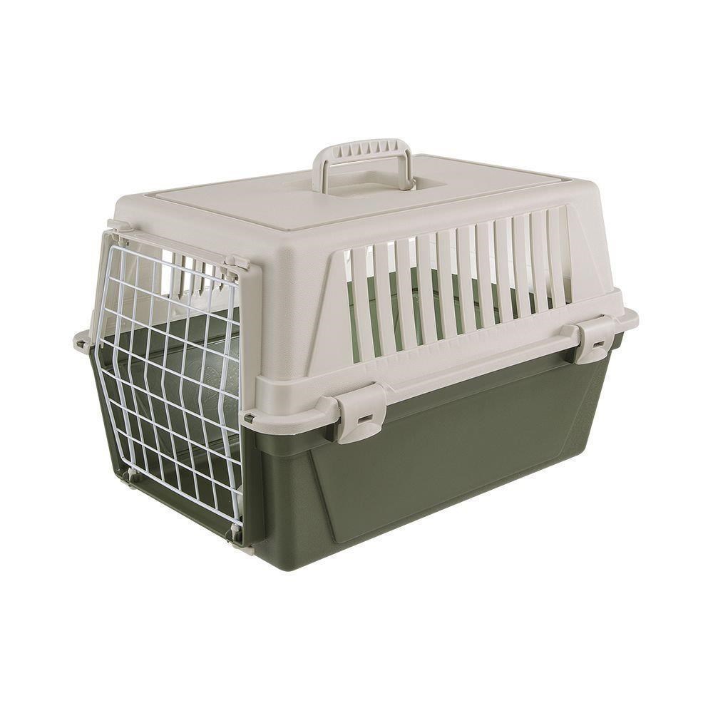 Ferplast Atlas 10 Kedi Köpek Taşıma Kafesi Siyah-Beyaz
