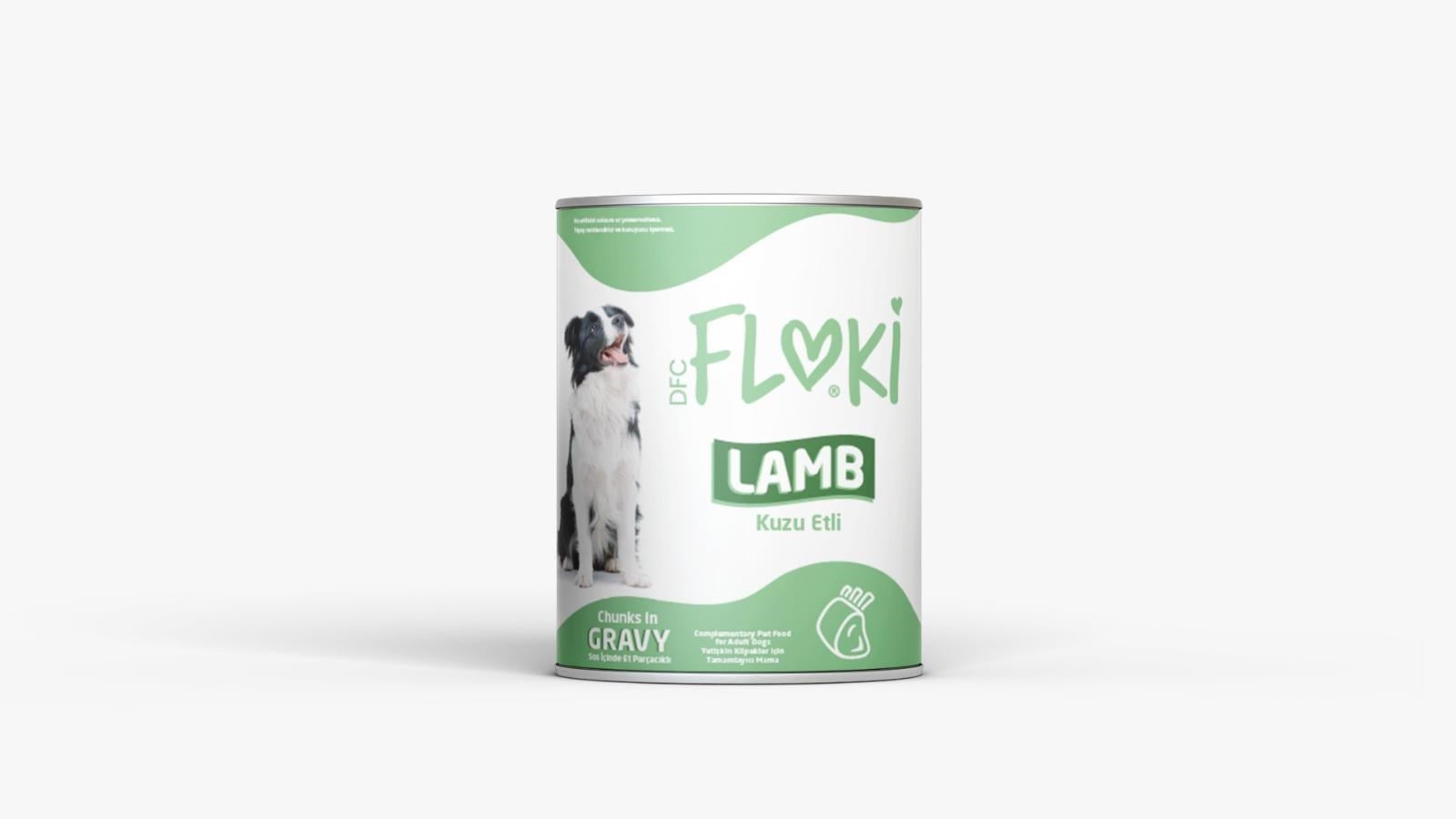 Floki Kuzulu Yetişkin Köpek Konservesi 400 Gr
