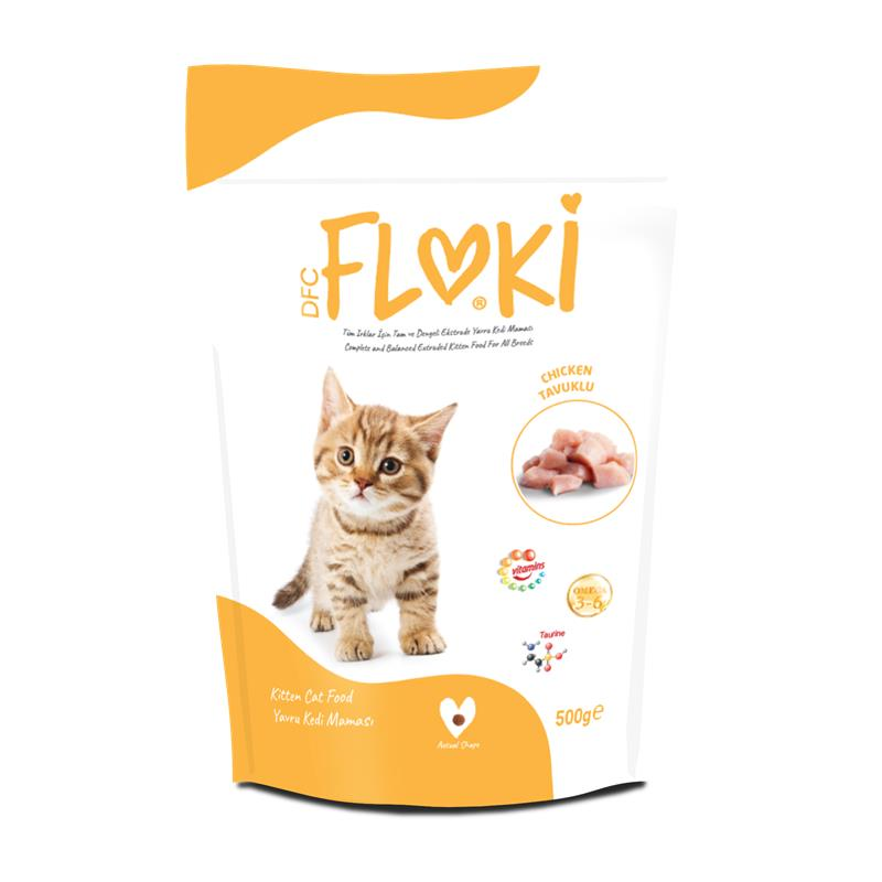 Floki Yavru Kedi Maması Tavuklu 500 Gr