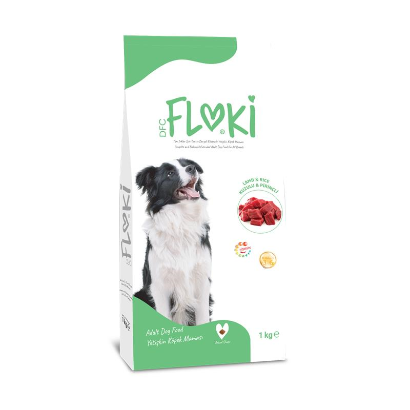 Floki Yetişkin Köpek Maması Kuzulu & Pirinçli 1 Kg
