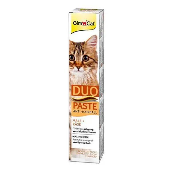GimCat Duo Anti-Hairball Tüy Sağlığı için Peynirli Kedi Macunu 50 Gr