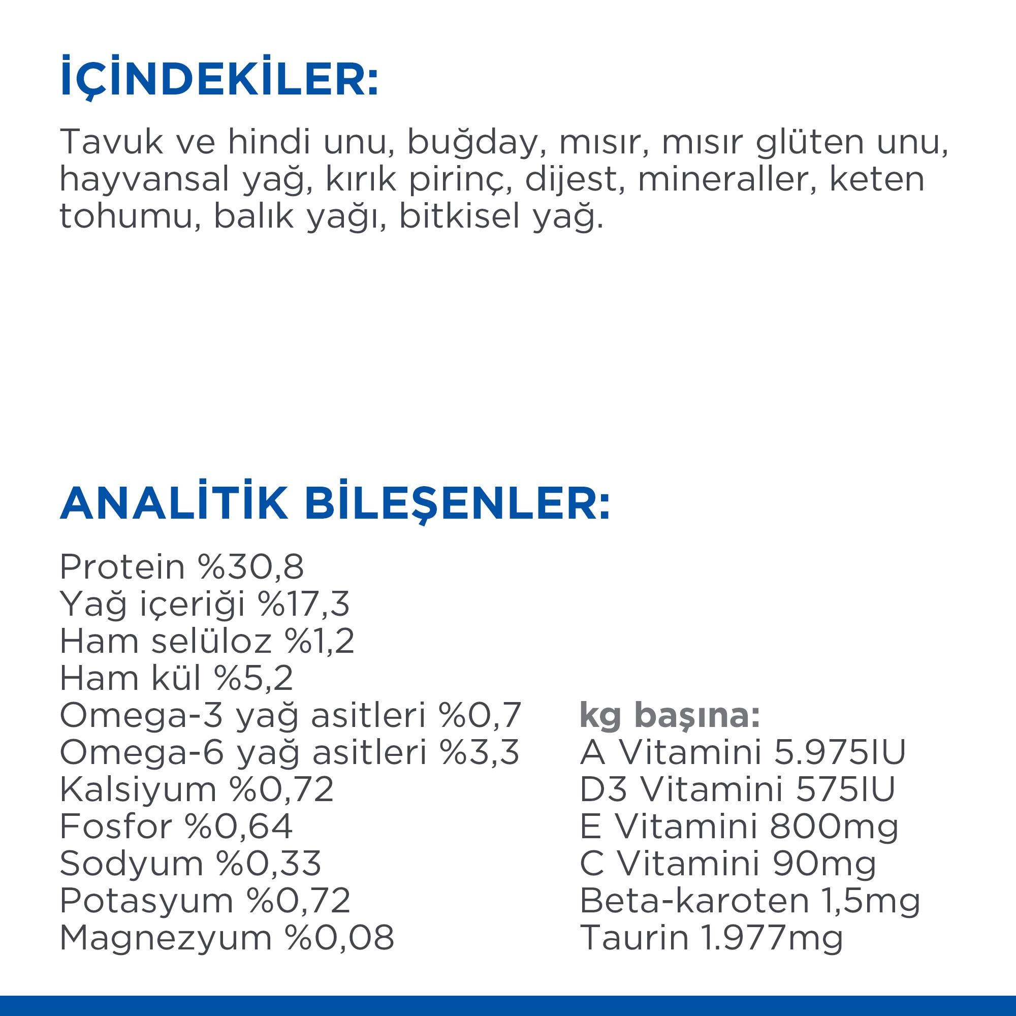 Hill's SCIENCE PLAN +7 Tavuklu Yaşlı Kedi Maması 1,5 Kg
