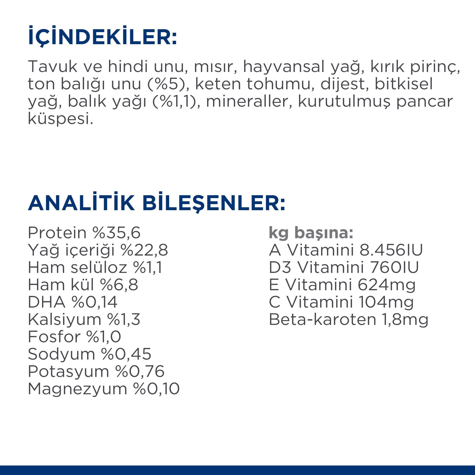 Hill's SCIENCE PLAN Kitten Ton Balıklı Yavru Kedi Maması 7 Kg
