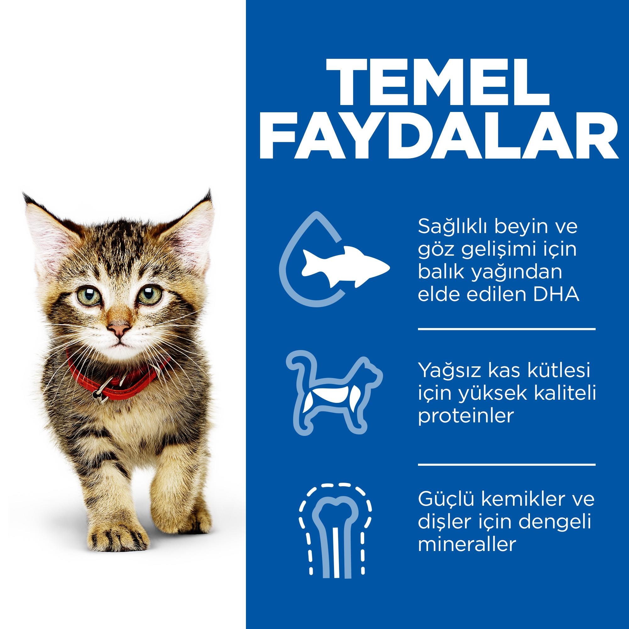 Hill's SCIENCE PLAN Kitten Ton Balıklı Yavru Kedi Maması  1,5 Kg