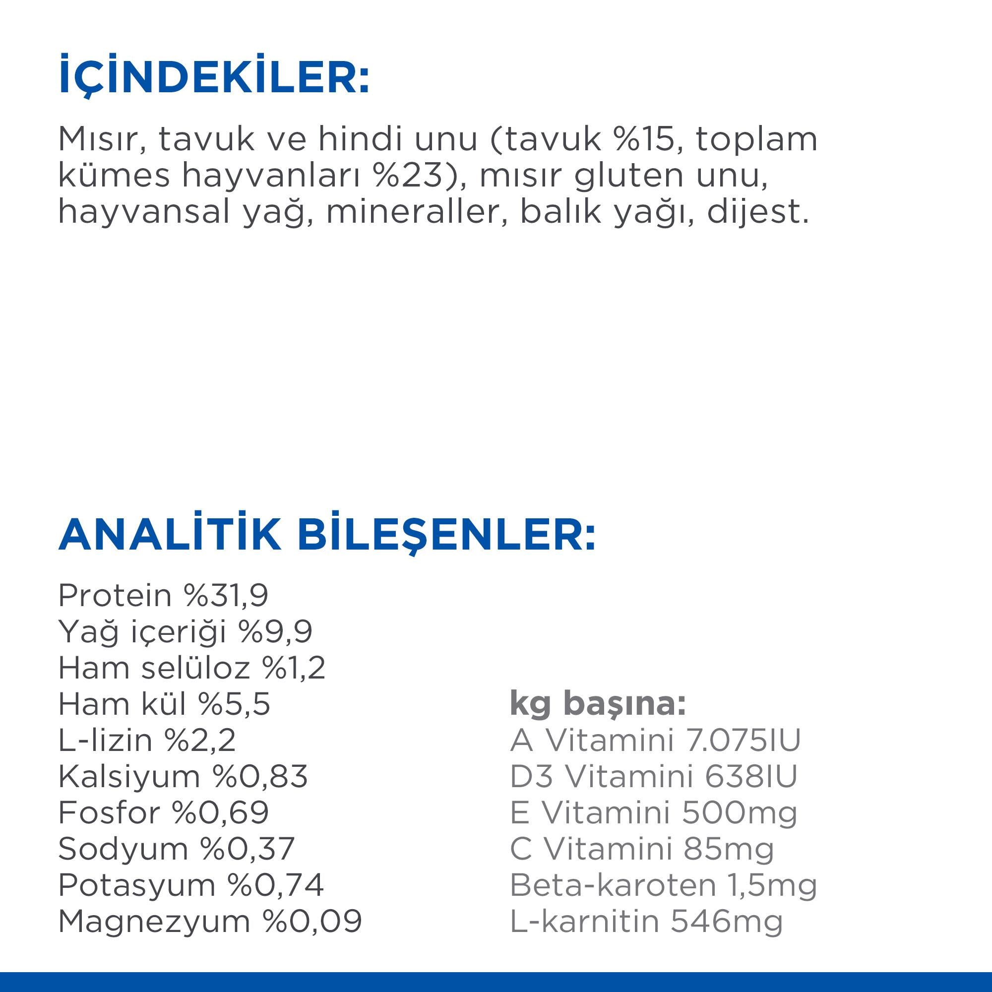Hill's SCIENCE PLAN Sterilised Yetişkin Tavuklu Kedi Maması 10 Kg