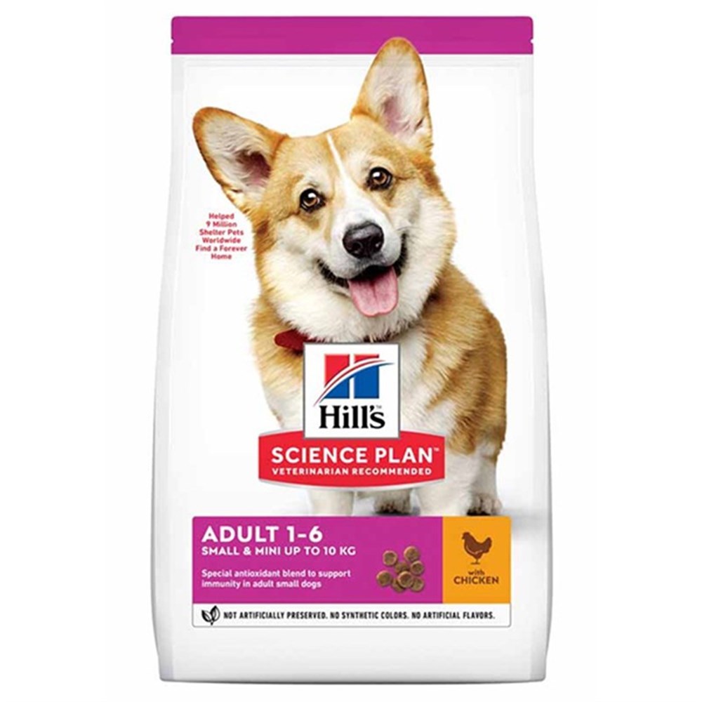 Hills SP Small & Mini Küçük Irk Tavuklu Yetişkin Köpek Maması 6 Kg