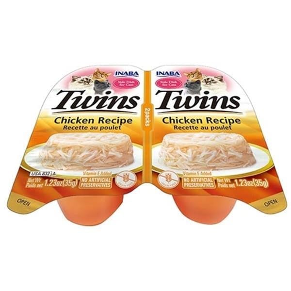 INABA Twins Jöle İçinde Tavuklu Kedi Konservesi 35 Gr (2'li)
