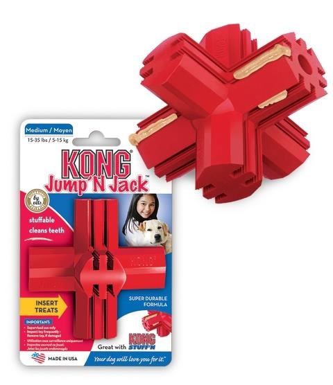 Kong Jump'N Jack Köpekler İçin Çok Amaçlı Isırma Oyuncağı L