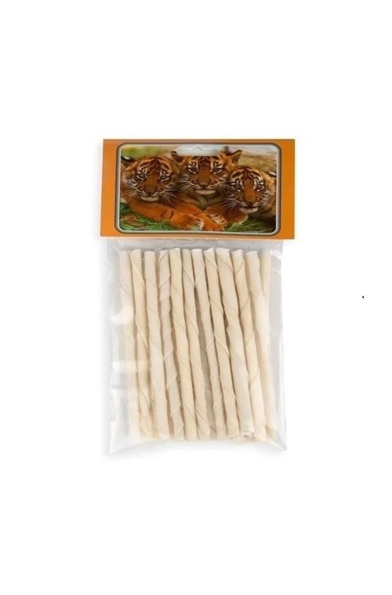 LionPet Beyaz Burgu Twist Köpek Ödül Çubuğu 5.6 Gr (20'li)
