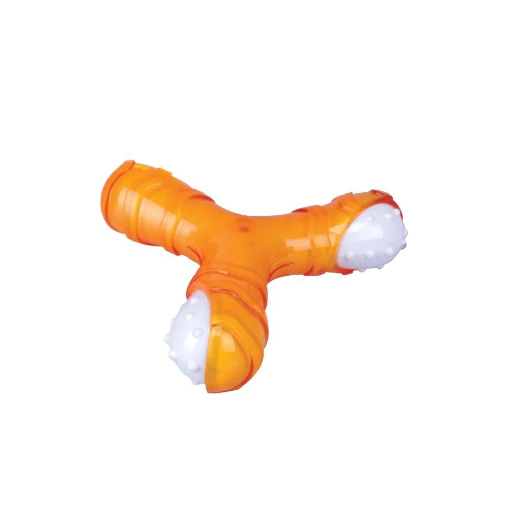 M-Pets Yummy Propeller Et Aromalı Kauçuk Köpek Oyuncağı 13,4x12,2x3,6cm