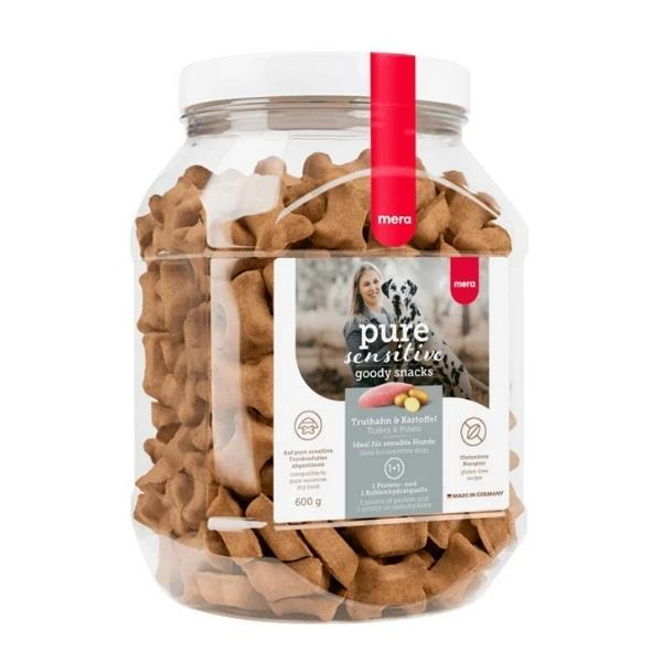 Mera Pure Sensitive Goody Snack Hindi Pirinç Köpek Ödül Bisküvisi 600 Gr