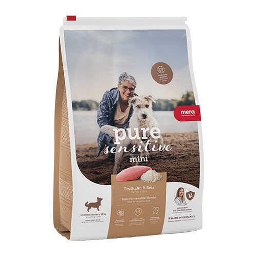 Mera Pure Sensitive Hindi & Pirinçli Mini Yetişkin Köpek Maması 4 Kg