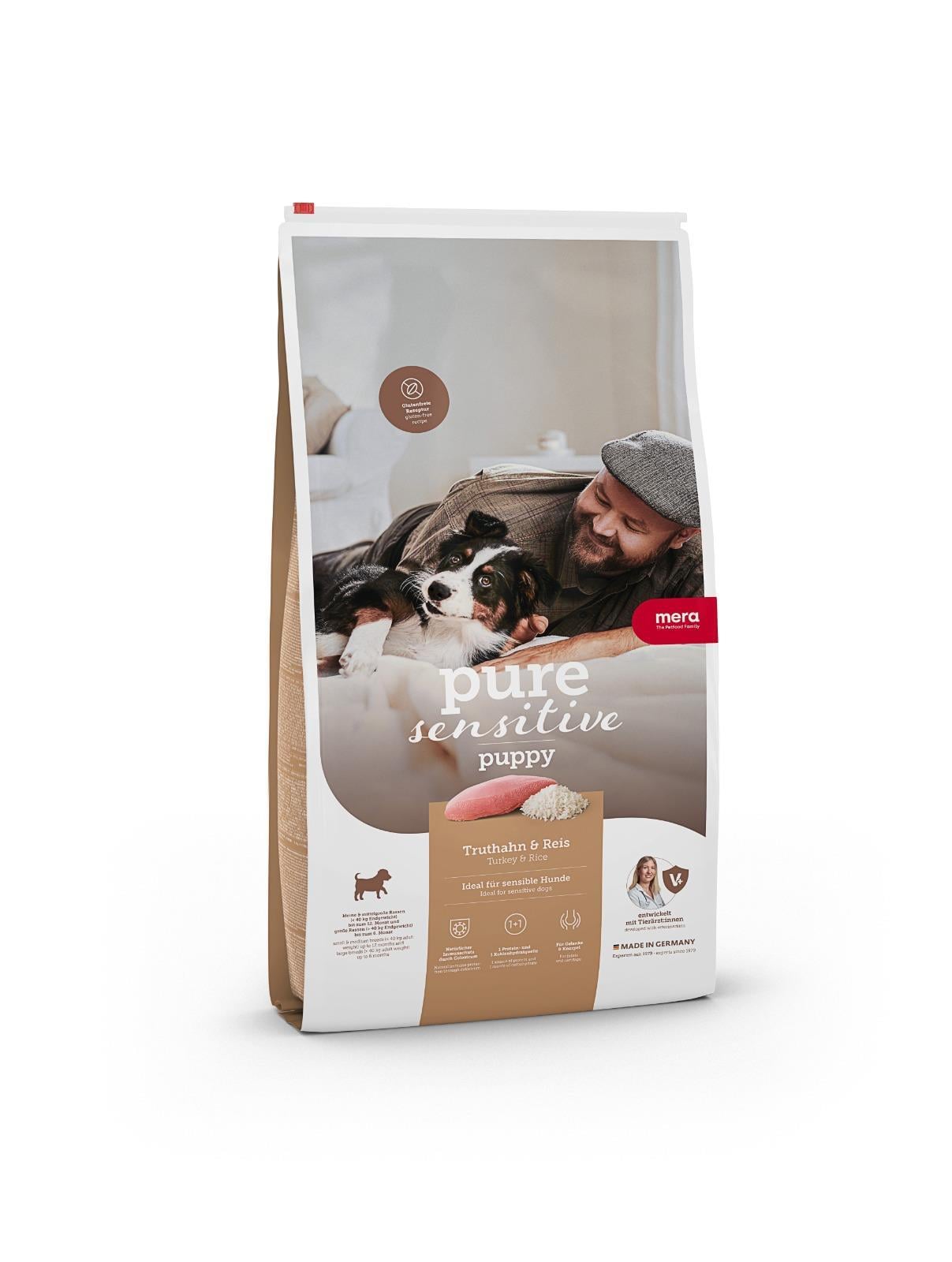 Mera Pure Sensitive Puppy Hindili Yavru Köpek Maması 4 Kg