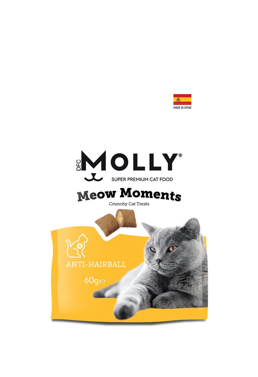 Molly Meow Moments Tüy Yumağı Kontrolü Kedi Ödül Maması (Anti-Hairball) 60 Gr
