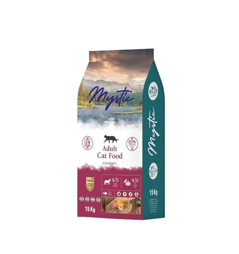 Mystic Az Tahıllı Gurme Yetişkin Kedi Maması 15 Kg