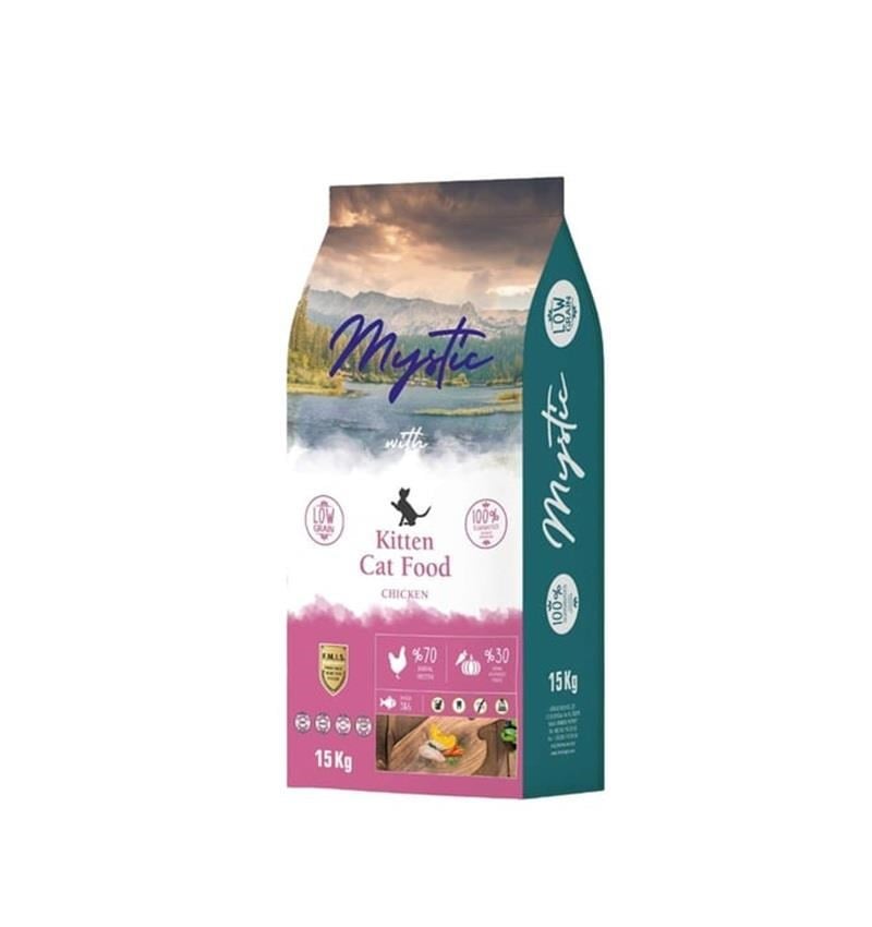 Mystic Az Tahıllı Tavuklu Yavru Kedi Maması 15 Kg