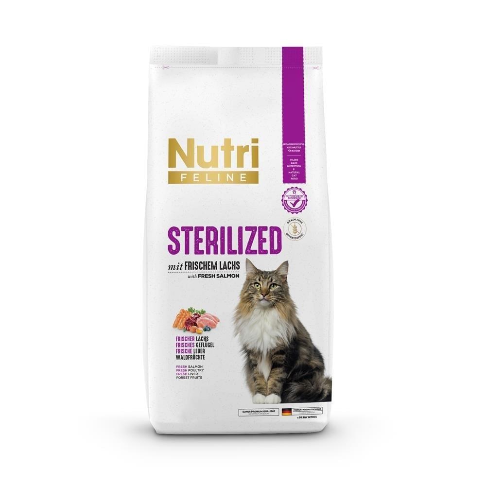 Nutri Feline Somonlu Tahılsız Kısırlaştırılmış Kedi Maması 2 Kg