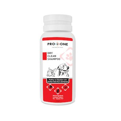 Pro One Dry Clean Shampoo Kedi ve Köpekler İçin Kuru Şampuan 150 Gr
