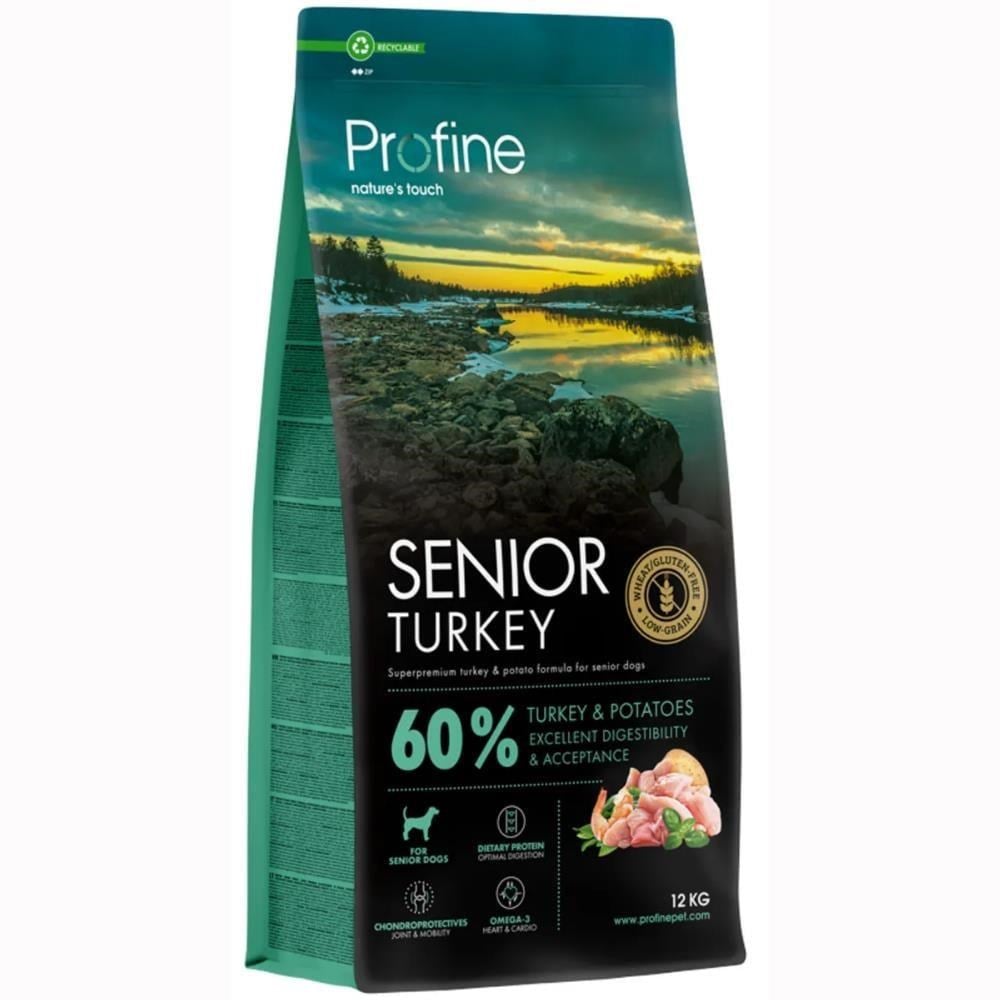 Profine Glutensiz Hindi Etli Yaşlı Köpek Maması 12 Kg