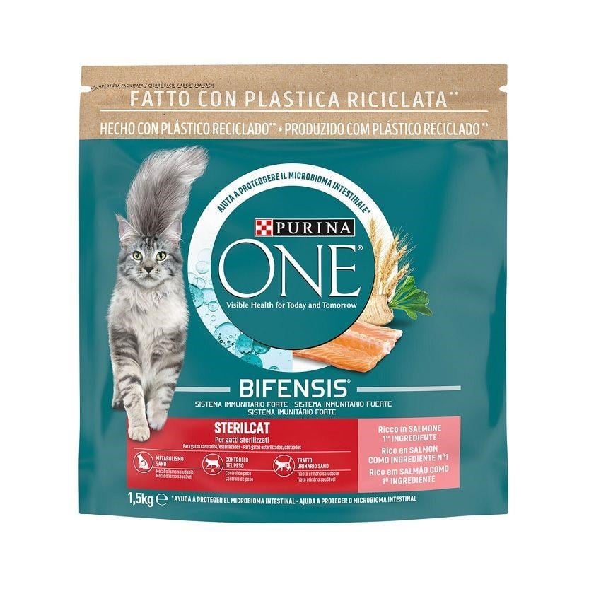 Purina One Sterilised Somonlu Kısırlaştırılmış Kedi Maması 1,5 kg