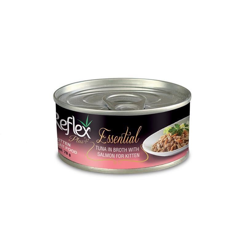 Reflex Plus Essential Ton Balığı Somonlu Kedi Konservesi 70 gr