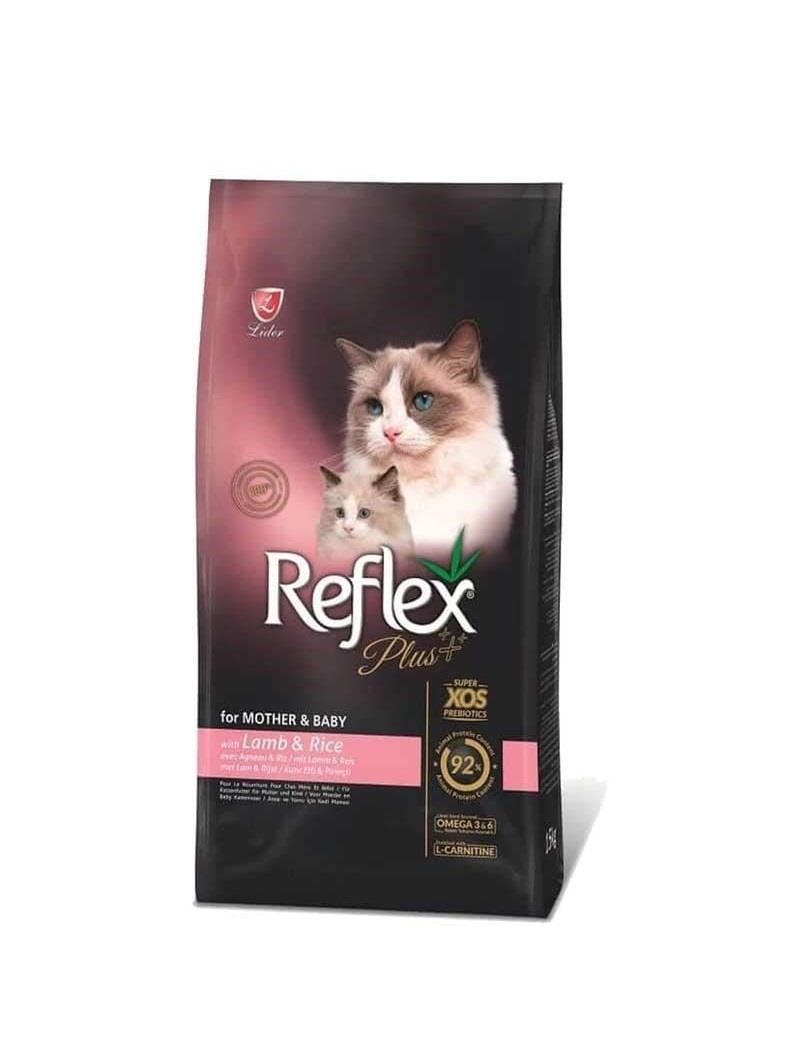 Reflex Plus Mother&Babycat Kuzu Etli ve Pirinçli Yavru Kedi Maması 1,5 Kg