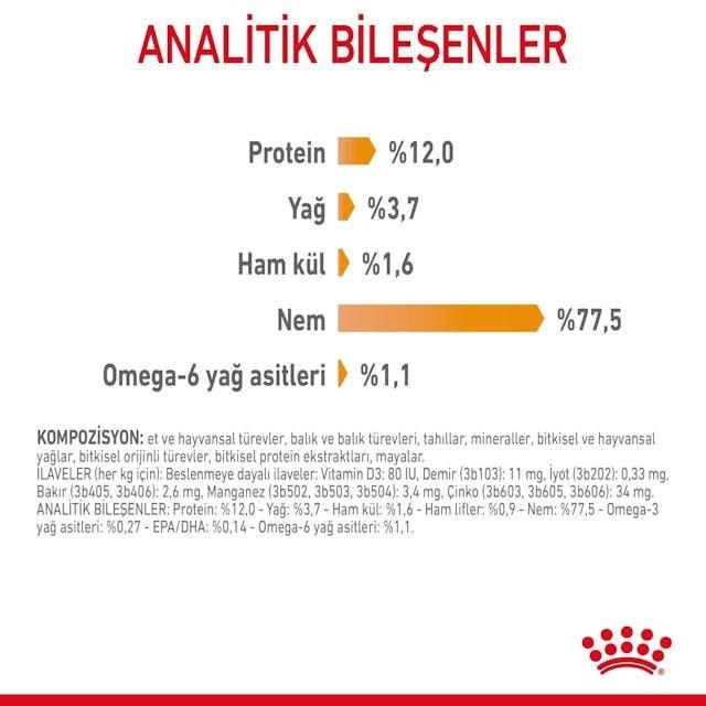 Royal Canin Hair & Skin Sos İçinde Yetişkin Kedi Konservesi 85 Gr