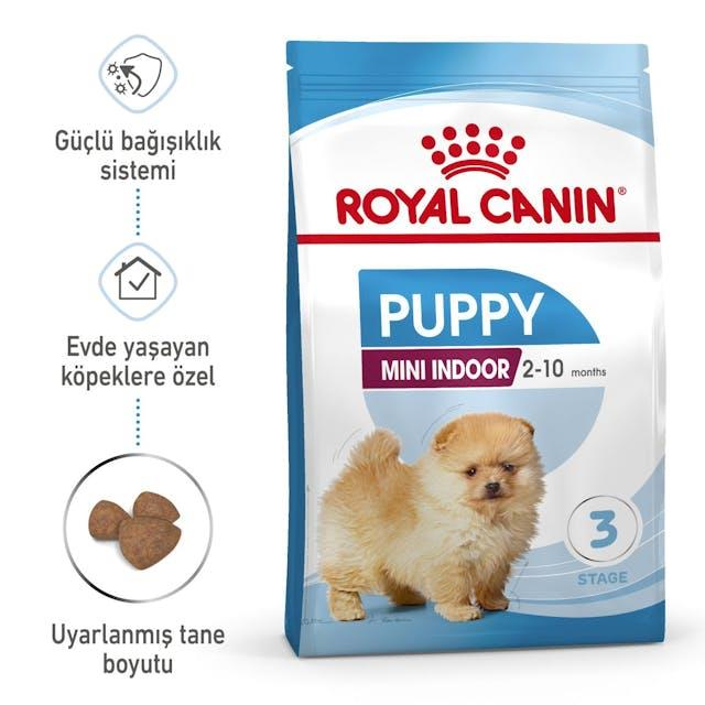Royal Canin Mini Indoor Küçük Irk Yavru Köpek Maması 1,5 Kg