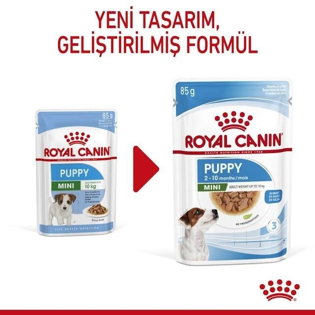 Royal Canin Mini Puppy Yaş Yavru Köpek Maması 85 gr (12 adet)