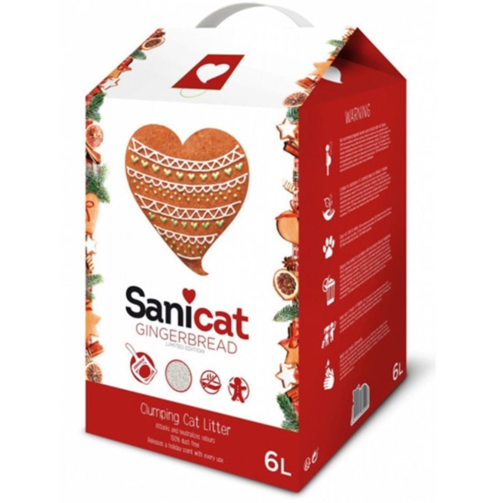 Sanicat Gingerbread Kedi Kumu 6 Lt