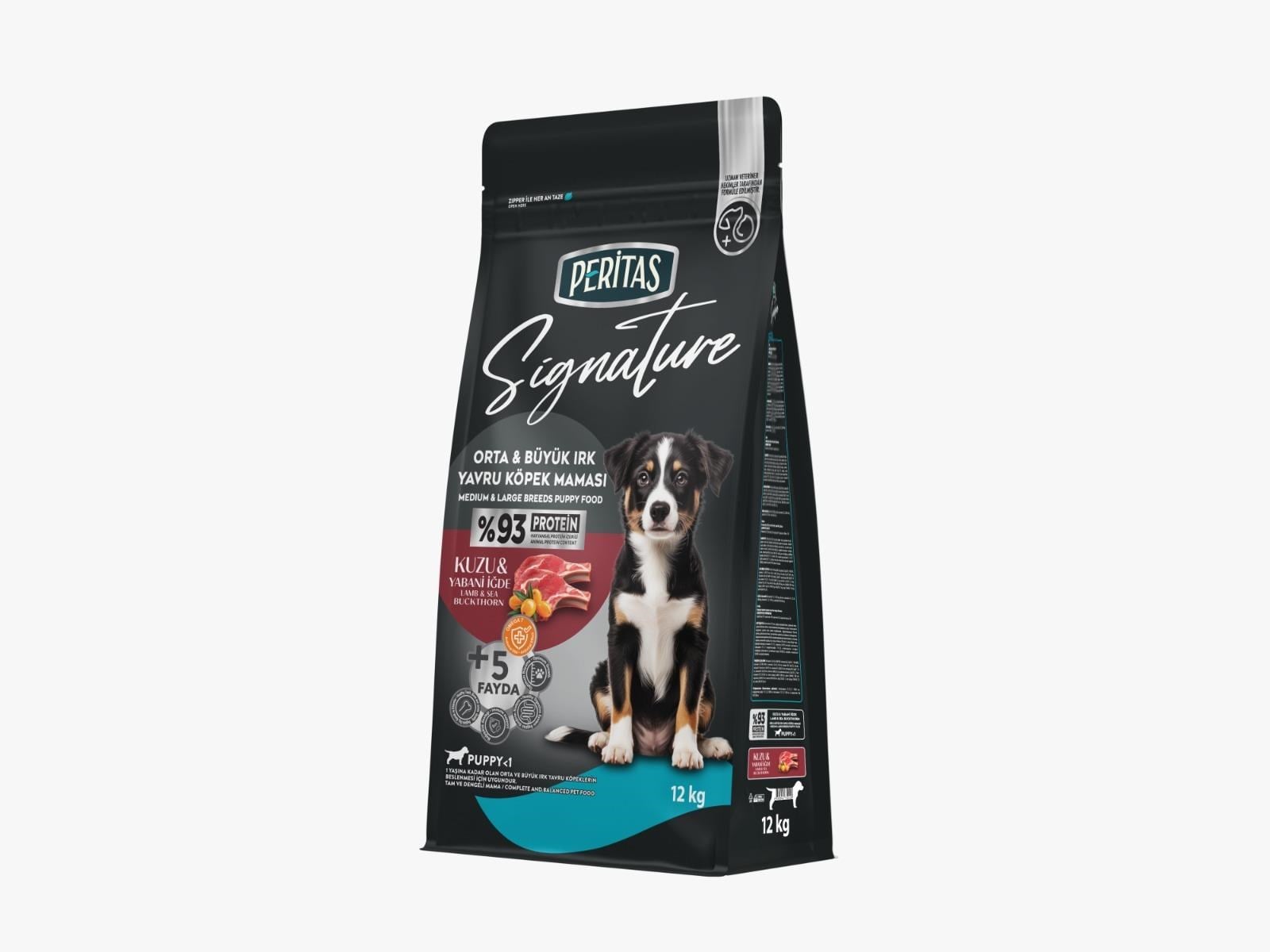 Signature Kuzulu Orta ve Büyük Irk Yavru Köpek Maması 12 Kg