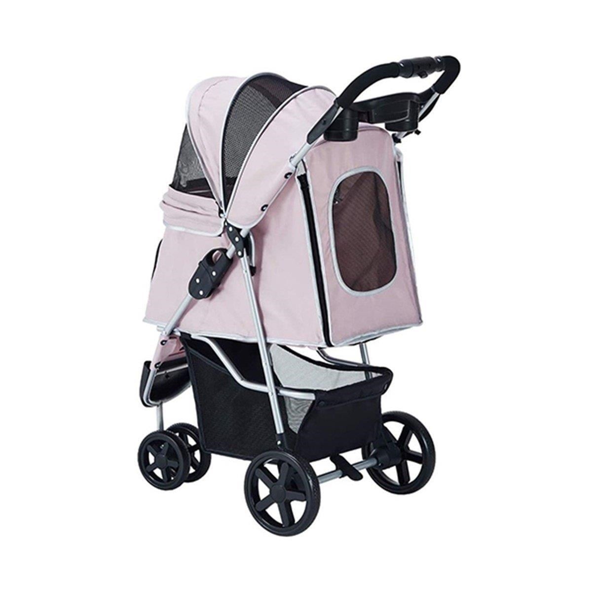 Zampa TriBoro Kedi&Köpek Gezdirme Arabası Pembe 45x80x90 Cm SP03P-P