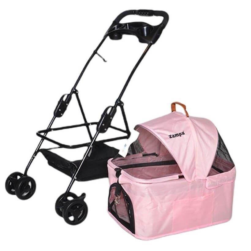 Zampa Verstappen Kedi ve Köpek Arabası Pembe 45x64x96 Cm SP02F-P