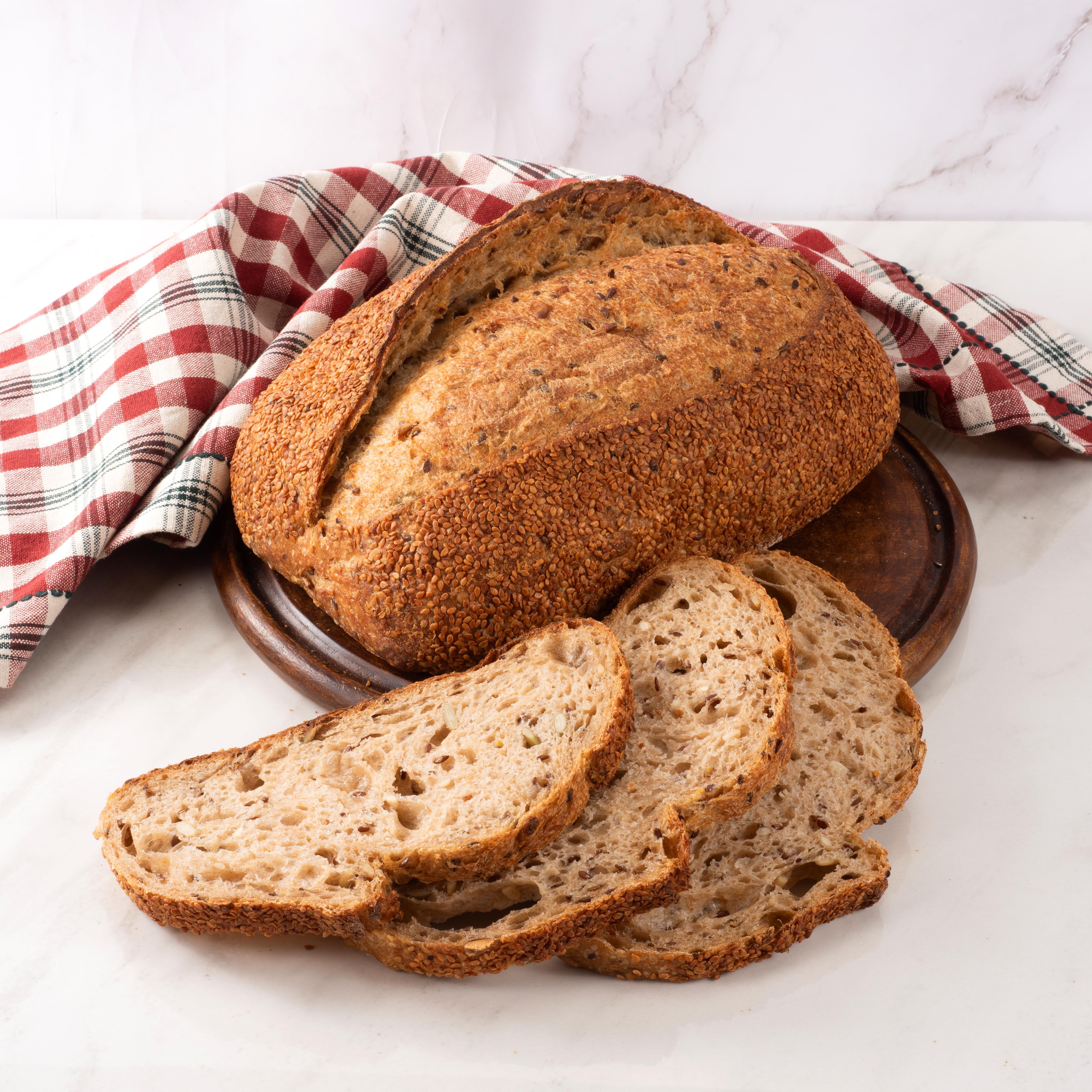 Çekirdekli Ekşi Maya Ekmek