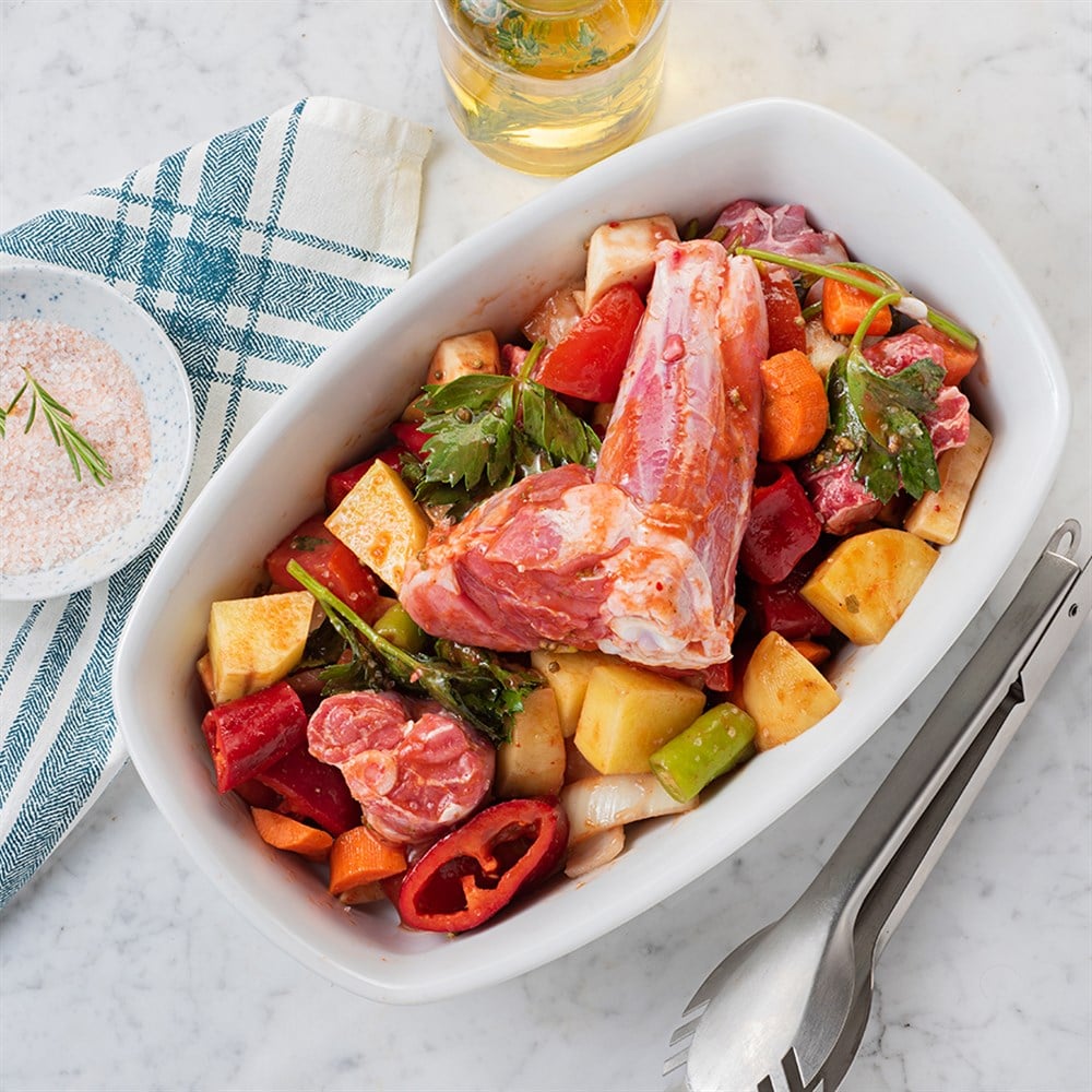 Fırınlık Sebzeli Kuzu İncik