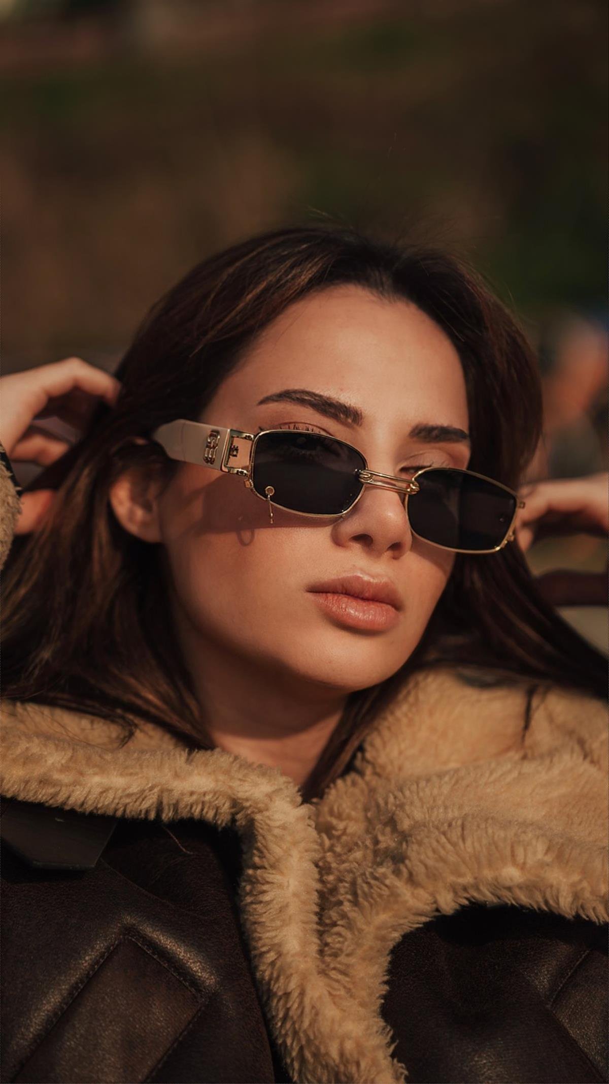 Angel Eyes Dikdörtgen Krem Unisex Güneş Gözlüğü YW8032LH-C