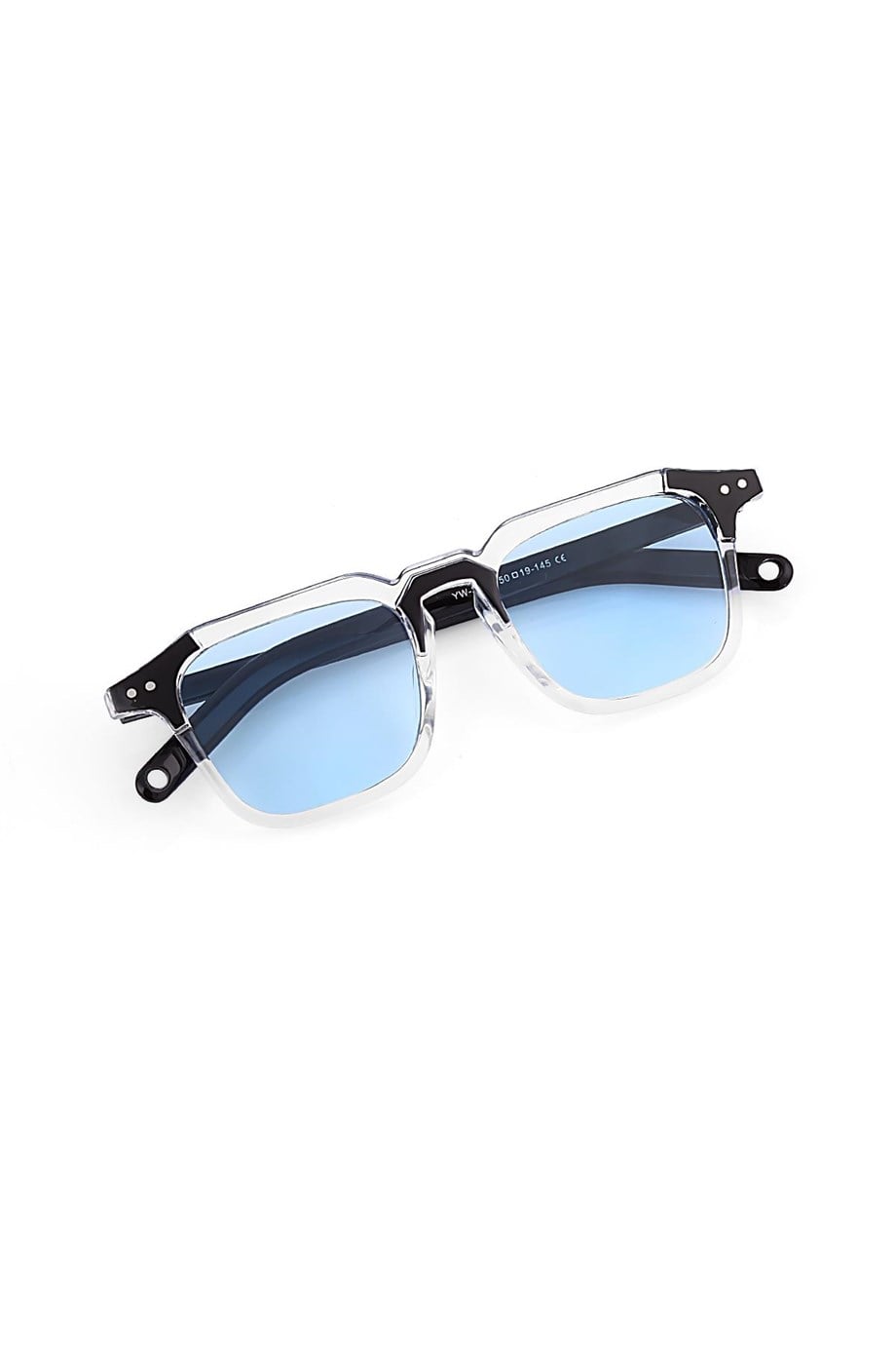 Angel Eyes Siyah Dikdörtgen Unisex Güneş Gözlüğü