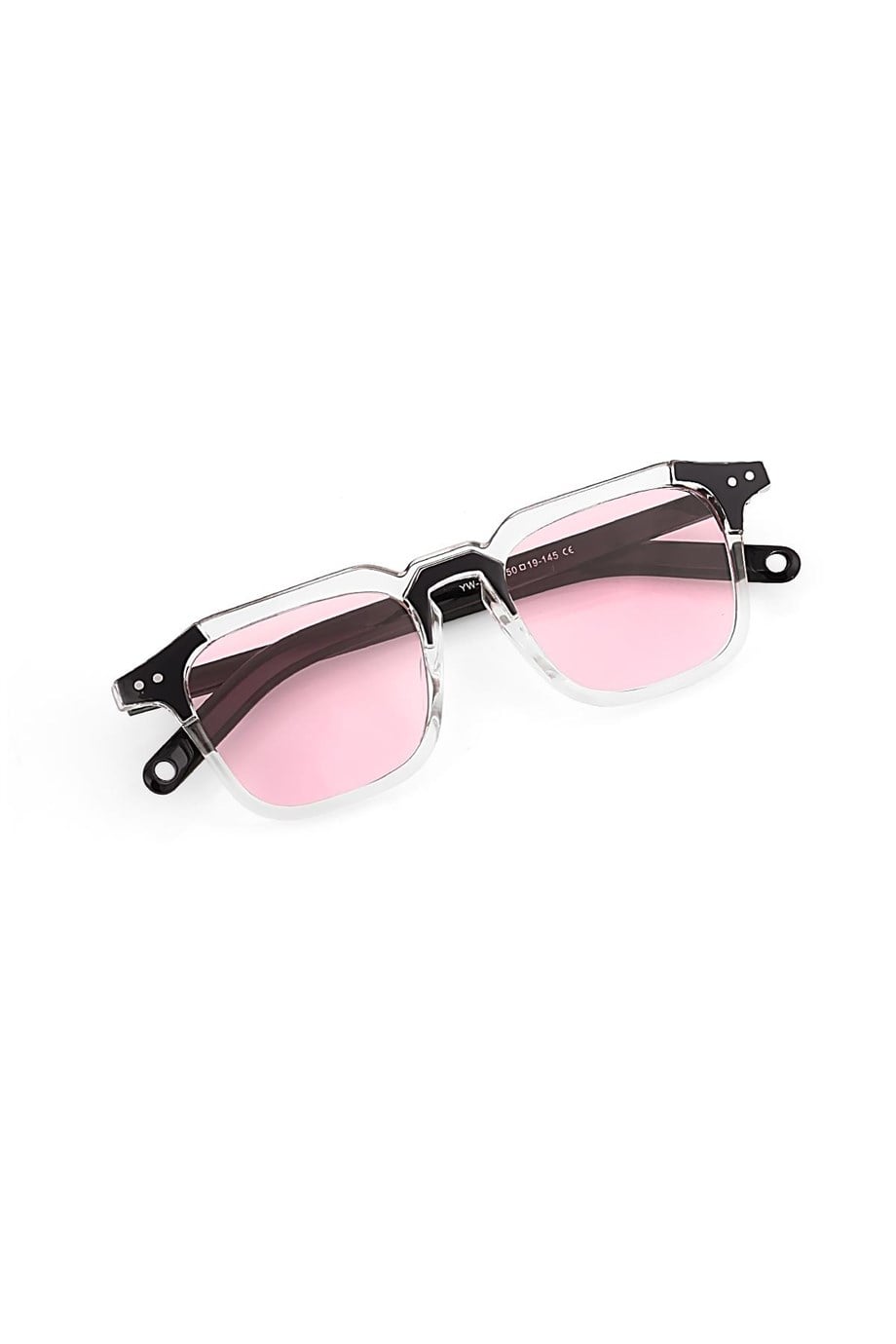 Angel Eyes Siyah Dikdörtgen Unisex Güneş Gözlüğü