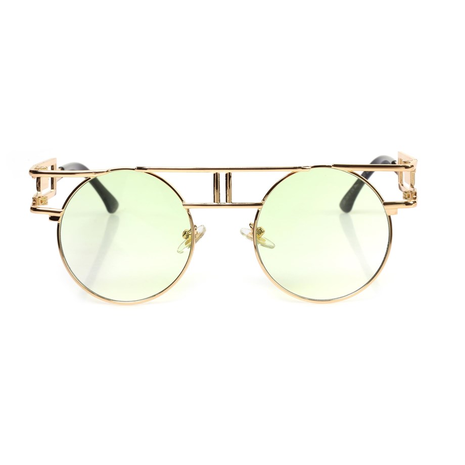 Angel Eyes Yuvarlak Yeşil Unisex Güneş Gözlüğü YW-8816K
