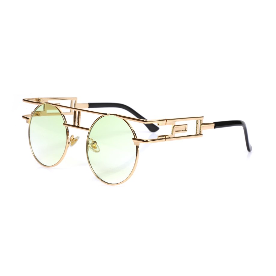 Angel Eyes Yuvarlak Yeşil Unisex Güneş Gözlüğü YW-8816K