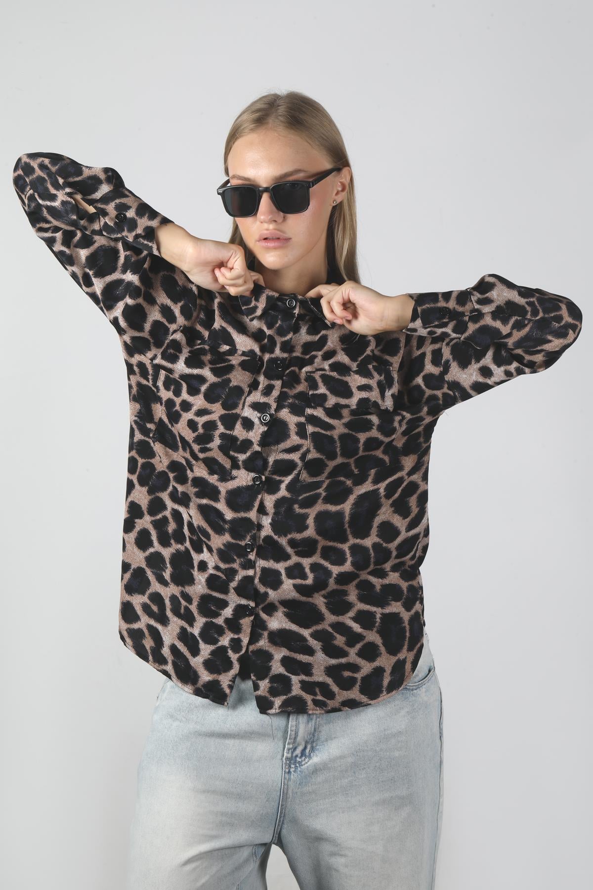 Kare Tasarım Mat Siyah Çerçeve Sİyah Cam Unisex Güneş Gözlüğü
